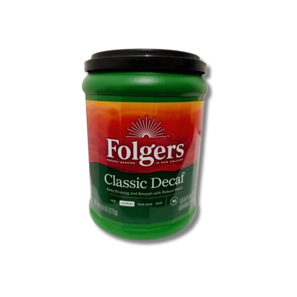Cafe Folgers Classic Decaf 9.6 Oz