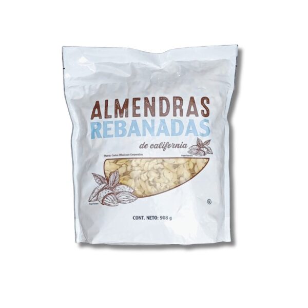 Bolsa de Almendras Rebanadas de California Costco 908 grs