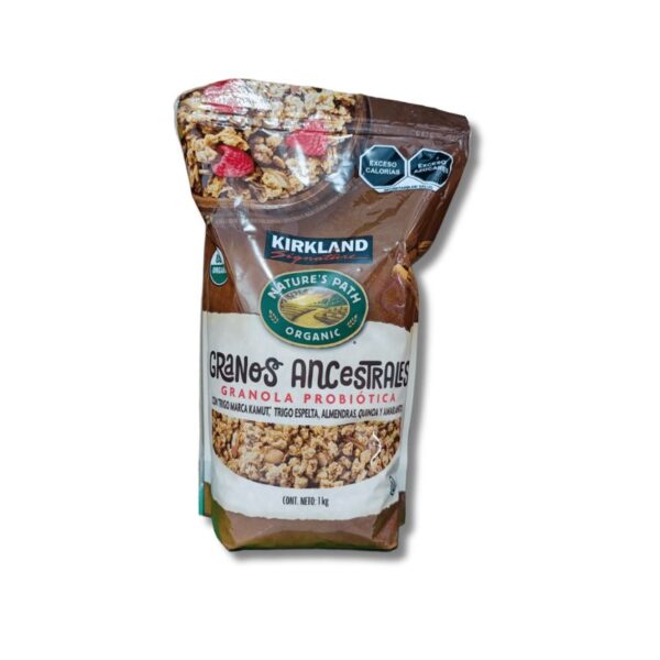 Granos Ancestrales Granola Probiotica Kirkland de 1kg
