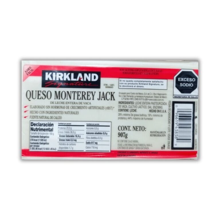 Queso Monterrey Jack 907g Kirkland